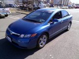 2007 Atomic Blue Metallic Honda Civic EX Sedan #78461604