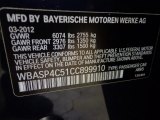 2012 5 Series Color Code for Imperial Blue Metallic - Color Code: A89
