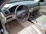 2008 Hyundai Sonata Limited V6 Beige Interior