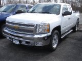 2013 Summit White Chevrolet Silverado 1500 LT Extended Cab 4x4 #78461172