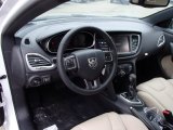2013 Dodge Dart Limited Black/Light Frost Interior