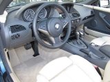 2004 BMW 6 Series 645i Convertible Creme Beige Interior