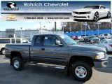 2002 Graphite Metallic Dodge Ram 2500 SLT Quad Cab 4x4 #78461950