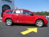 Bright Red Dodge Journey in 2013