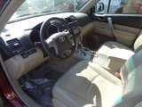 2011 Toyota Highlander SE 4WD Sand Beige Interior