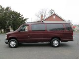 2009 Royal Red Metallic Ford E Series Van E350 Super Duty XLT Extended Passenger #78523926