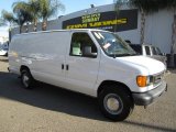 Oxford White Ford E Series Van in 2004