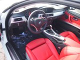 2010 BMW 3 Series 328i Coupe Coral Red/Black Dakota Leather Interior