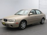 2002 Champagne Beige Hyundai Elantra GLS Sedan #78546175