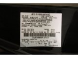2010 Focus Color Code for Ebony Black - Color Code: UA
