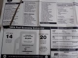 2009 Saab 9-7X 5.3i AWD Window Sticker