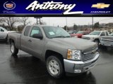 2013 Graystone Metallic Chevrolet Silverado 1500 LT Extended Cab 4x4 #78550526