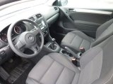 2010 Volkswagen Golf 2 Door Titan Black Interior