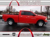 2011 Flame Red Dodge Ram 1500 SLT Quad Cab 4x4 #78584536