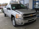 2013 Silver Ice Metallic Chevrolet Silverado 2500HD LT Extended Cab 4x4 #78585220