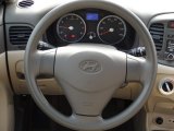 2011 Hyundai Accent GLS 4 Door Steering Wheel
