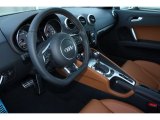 2013 Audi TT S 2.0T quattro Roadster Madras Brown Baseball Optic Leather Interior