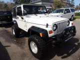 2000 Stone White Jeep Wrangler Sport 4x4 #78584860