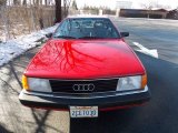 1986 Tornado Red Audi 5000 S Sedan #78585181