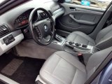 2001 BMW 3 Series 325i Sedan Grey Interior