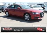 2013 Garnet Red Pearl Effect Audi A6 2.0T Sedan #78584853