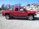 2013 Fire Red GMC Sierra 2500HD SLE Extended Cab 4x4 #78585086