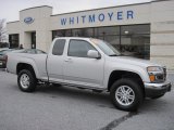 2011 Pure Silver Metallic GMC Canyon SLE Extended Cab 4x4 #78584962