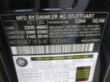 2009 SL Color Code for Capri Blue Metallic - Color Code: 359