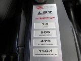 2008 Chevrolet Corvette Z06 Info Tag