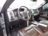 2009 Ford F150 Platinum SuperCrew 4x4 Sienna Brown Leather/Black Interior