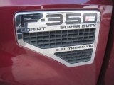 2008 Ford F350 Super Duty Lariat Crew Cab 4x4 Marks and Logos