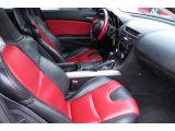 2004 Mazda RX-8 Sport Black/Red Interior