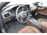 2013 Audi A7 3.0T quattro Premium Nougat Brown Interior
