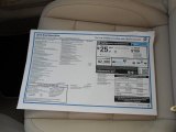 2013 Volkswagen Eos Executive Window Sticker