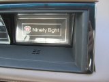1990 Oldsmobile Ninety-Eight Regency Sedan Marks and Logos