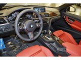 2013 BMW 3 Series 328i Sedan Coral Red/Black Interior