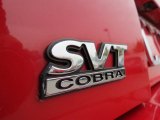 1999 Ford Mustang SVT Cobra Convertible Marks and Logos