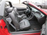 1999 Ford Mustang SVT Cobra Convertible Dark Charcoal Interior