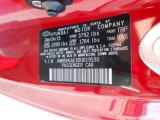 2013 Elantra Color Code for Volcanic Red - Color Code: TRP