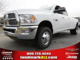 2012 Bright White Dodge Ram 3500 HD Big Horn Crew Cab 4x4 Dually #78640183