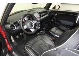 2009 Mini Cooper S Convertible Lounge Carbon Black Leather Interior