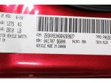 2008 Charger Color Code for Inferno Red Crystal Pearl - Color Code: PRH