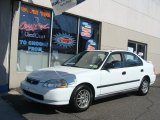 1997 Frost White Honda Civic DX Sedan #78640699