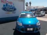 2013 Blue Candy Ford Focus SE Hatchback #78640047
