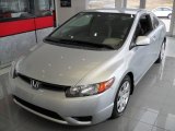 2007 Alabaster Silver Metallic Honda Civic LX Coupe #78640559