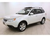 Satin White Pearl Subaru Forester in 2009