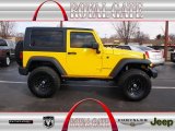 2008 Detonator Yellow Jeep Wrangler Rubicon 4x4 #78698119
