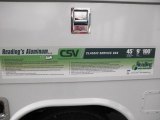 2013 GMC Savana Cutaway 3500 Commercial Utility Truck Info Tag