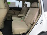 2013 Toyota Highlander Limited Rear Seat
