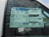 2013 Ford E Series Van E350 XL Extended Passenger Window Sticker